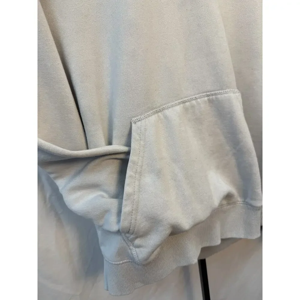 Gray Logo Hoodie Sweatshirt Athleisure Casual Youth Kids Champion XL